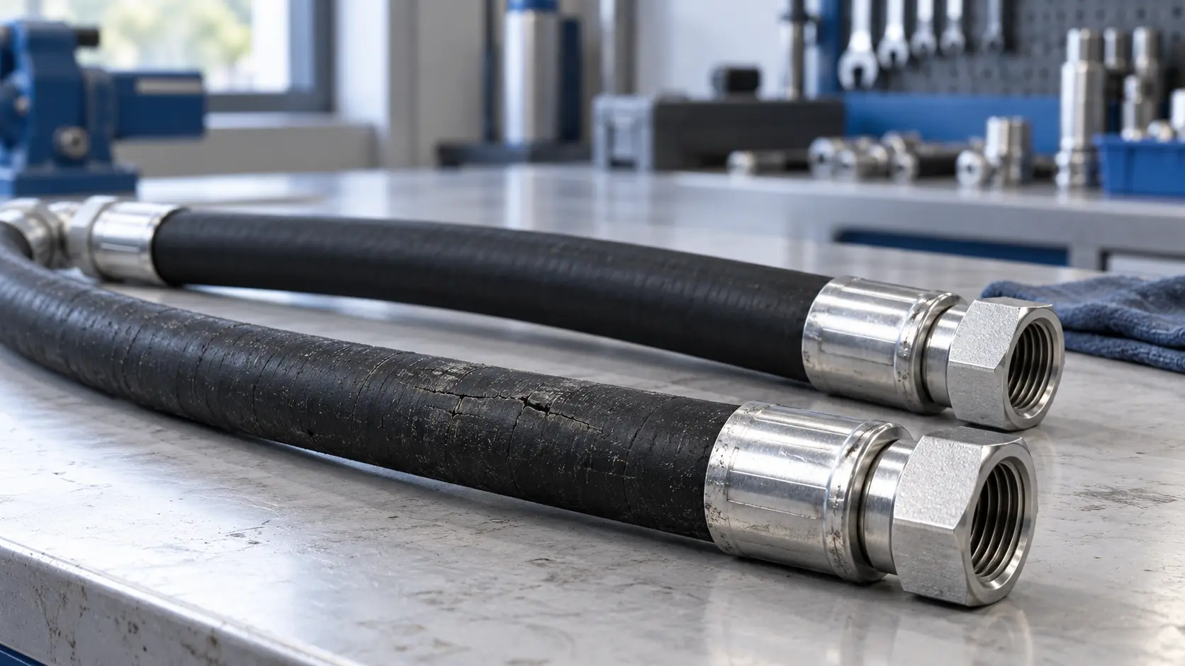 Wie alt darf ein Hydraulikschlauch sein?