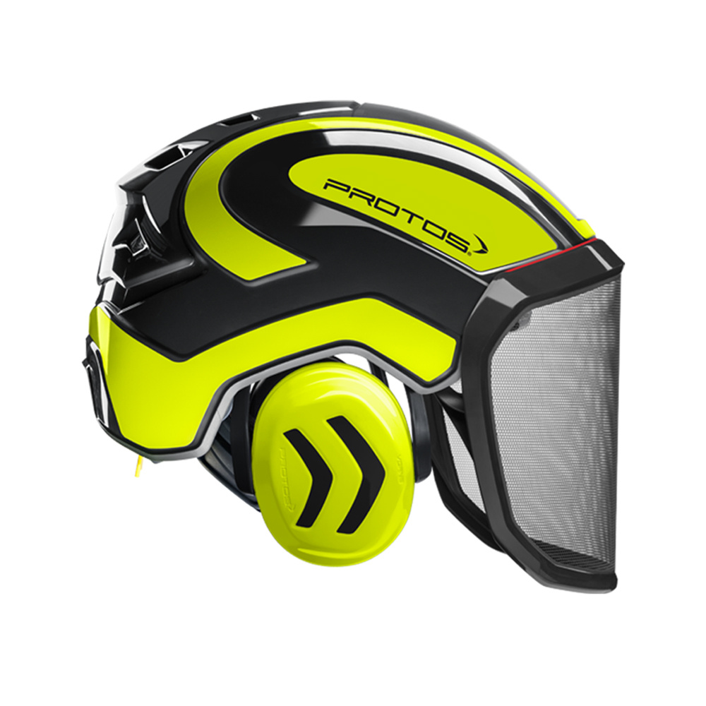 Protos Integral Forest schwarz/neongelb (G16) - Grobes Visier