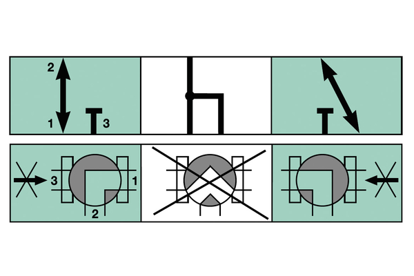 3/2-Wege Absperr Kugelhahn mit Außengewinde (schwere Ausführung) und L-Bohrung, ValCon®