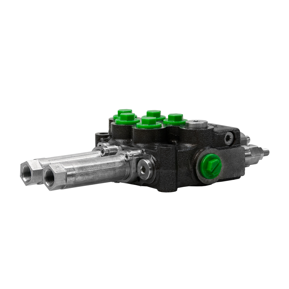 Einhebelsteuergerät 2-fach 45 l/min vorbereitet für Bowdenzugbetätigung, HydroControl M45