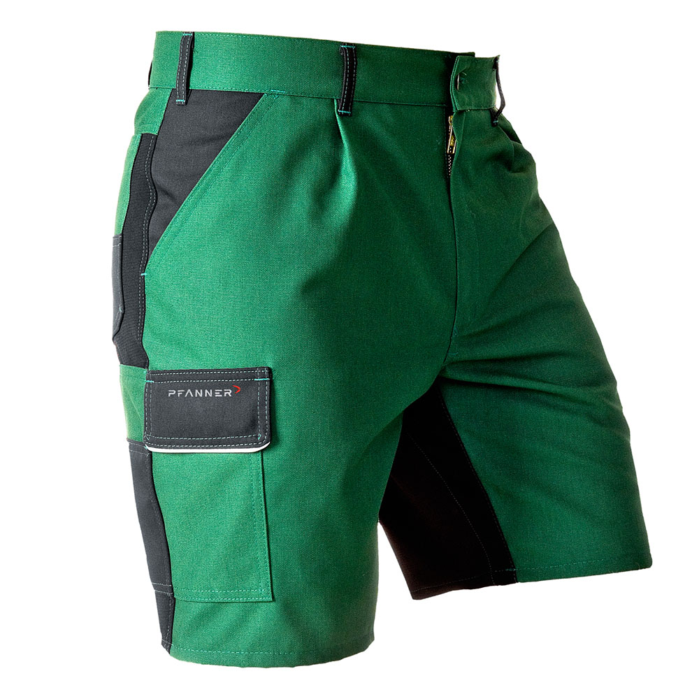 StretchZone Canvas Shorts grün/schwarz
