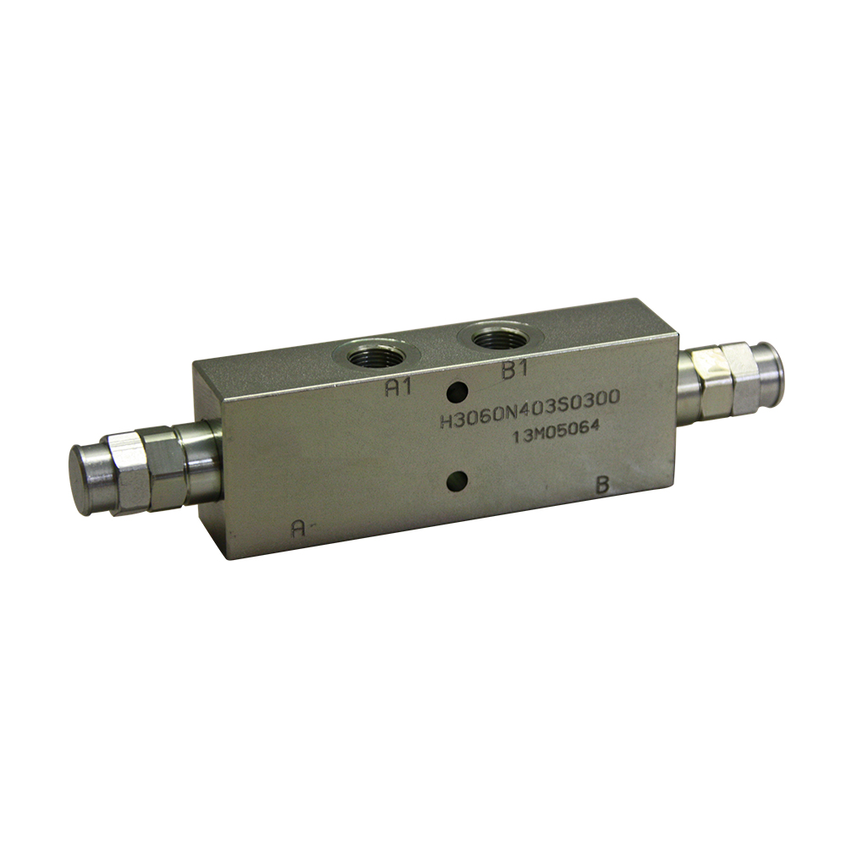 Senkbremsventil doppelt - 40l/min, Leitungseinbau - NEM LHD03