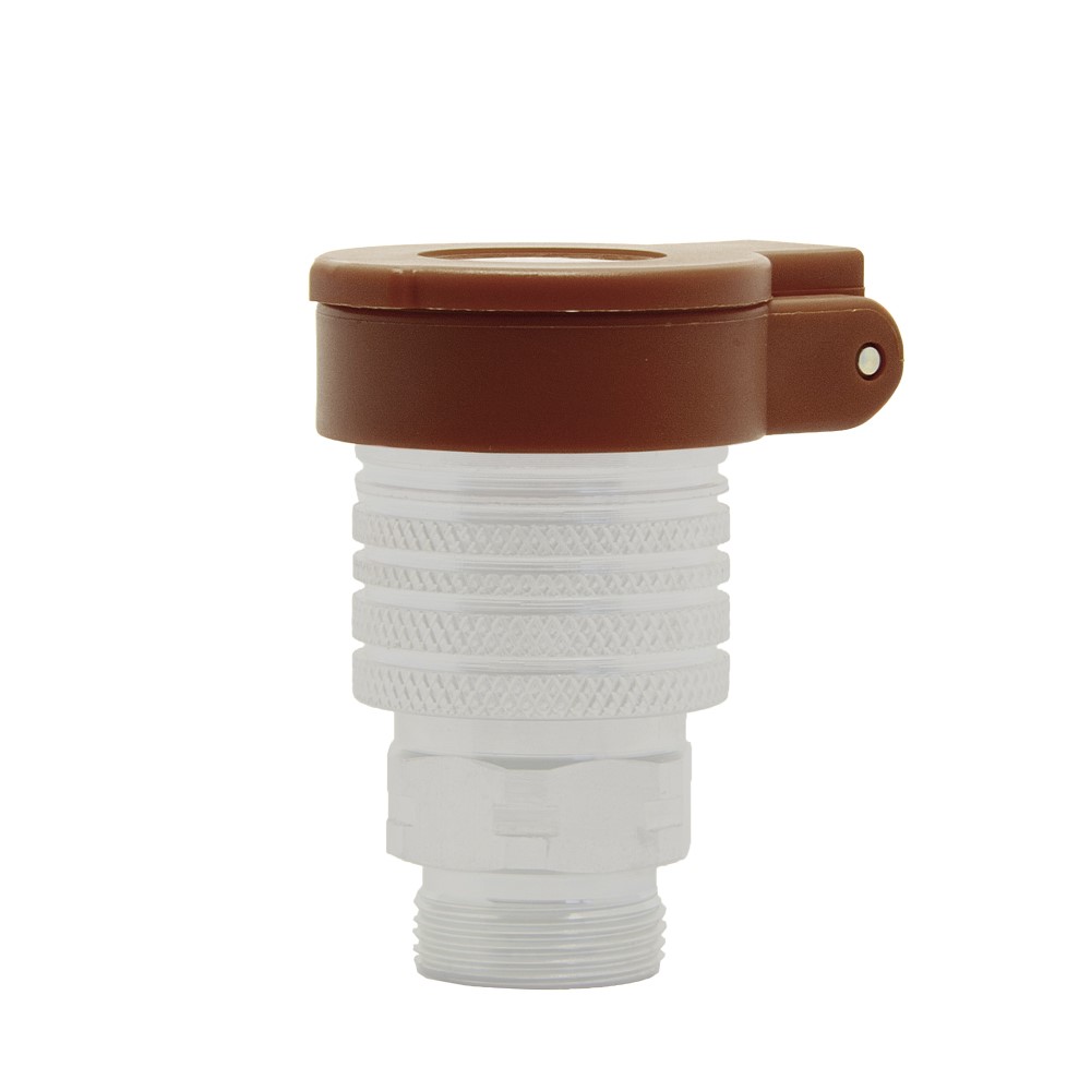 Staubschutzdeckel mit selbstschließendem Deckel für Push-Pull Kupplung (Muffe) BG3 - Faster®