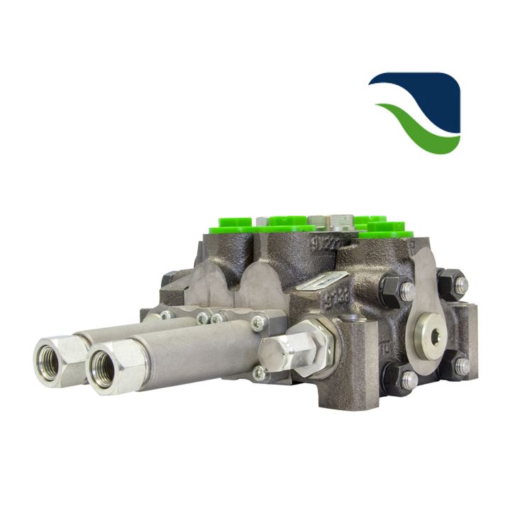 Einhebelsteuergerät 2-fach 80 l/min vorbereitet für Bowdenzugbetätigung, HydroControl D4
