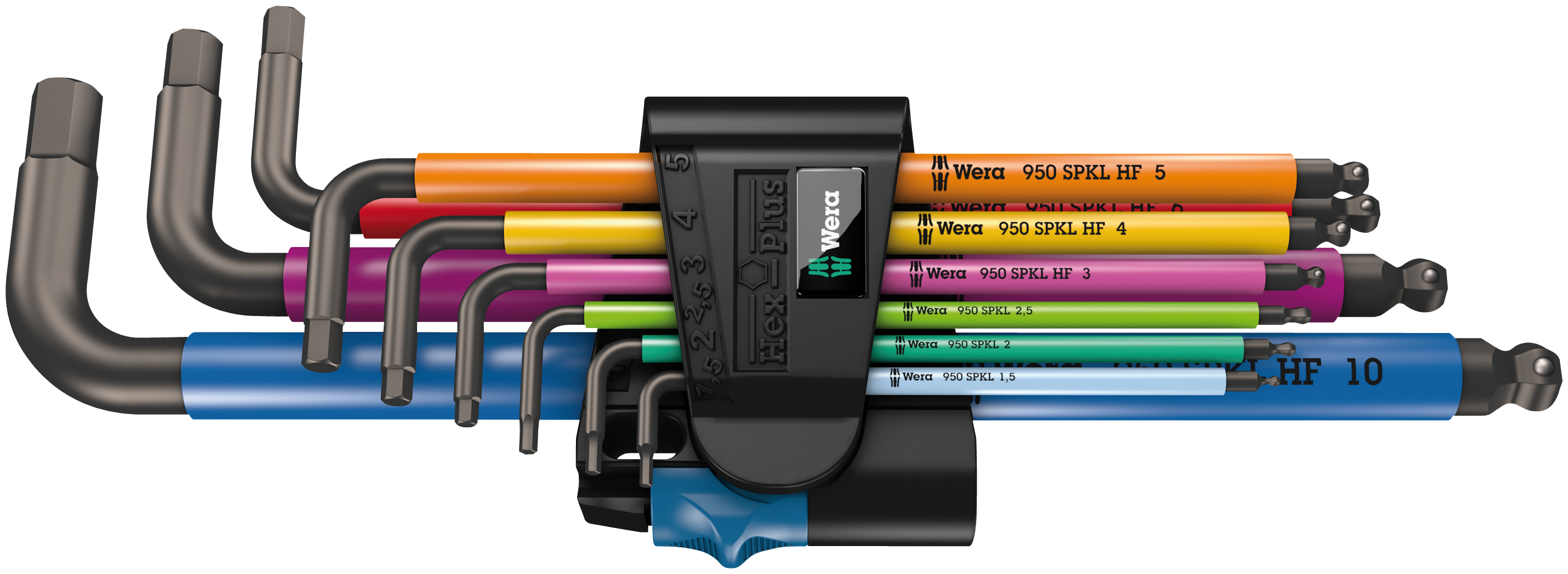 Wera 05022210001 Winkelschraubendreher-Satz 9 teilig Multicolor