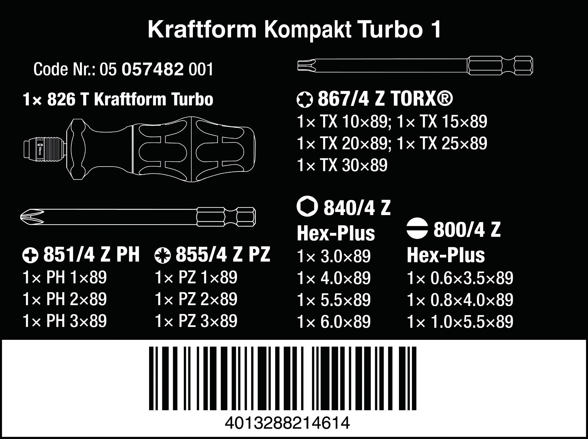 Wera 05057482001 KK Turbo 1