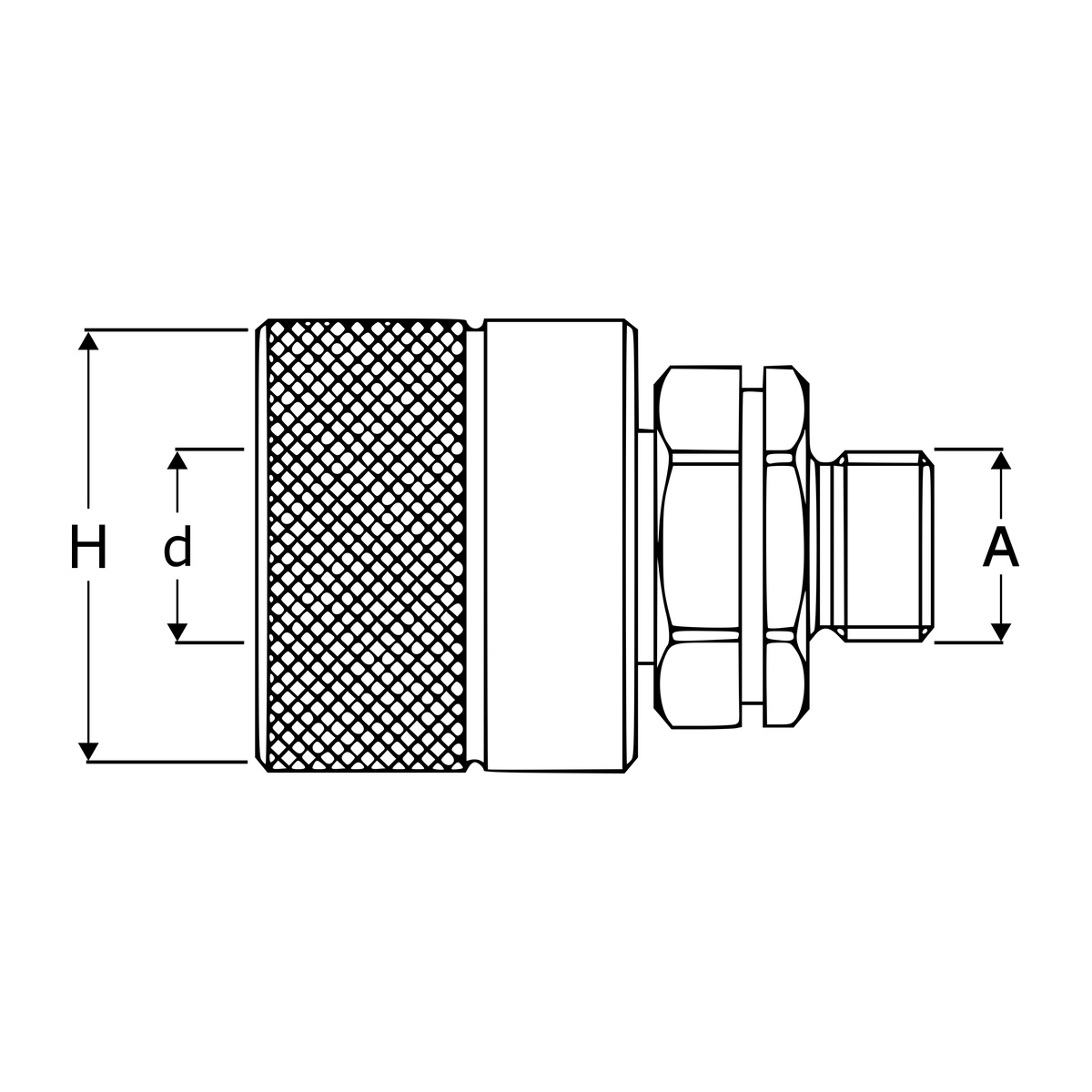 Schraubkupplung | Stecker | Außengewinde | BG2 | 12S (M20x1.5)