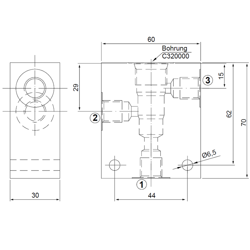 SAE 8/3 Gehäuse Stahl