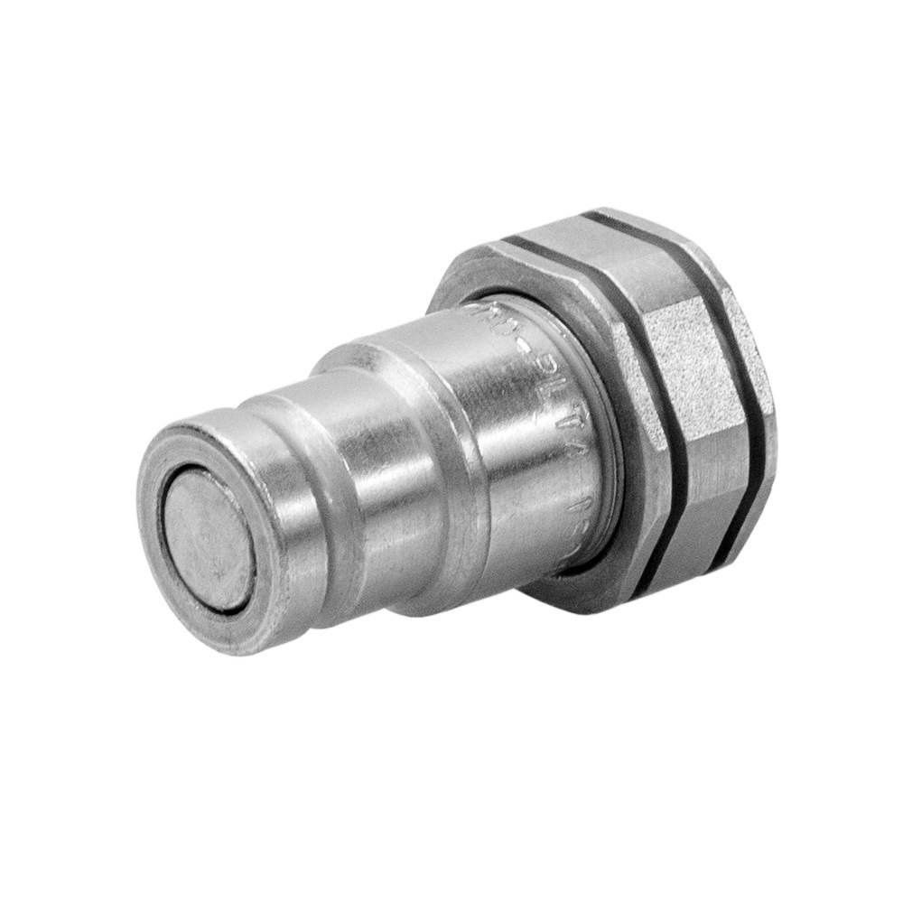 Flachdichtende Kupplung | Stecker | Innengewinde | BG1 | 1/4" BSP