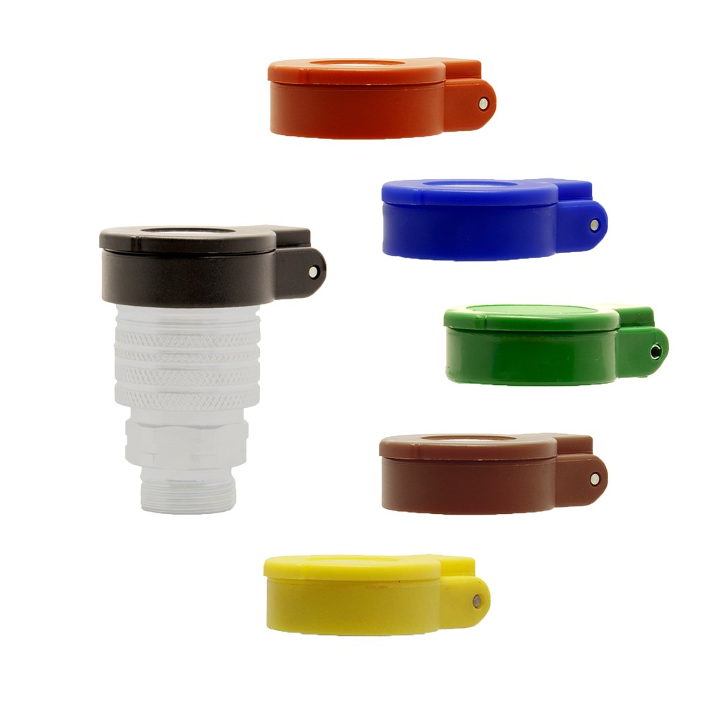 Staubschutzdeckel mit selbstschließendem Deckel für Push-Pull Kupplung (Muffe) BG3 - Faster®