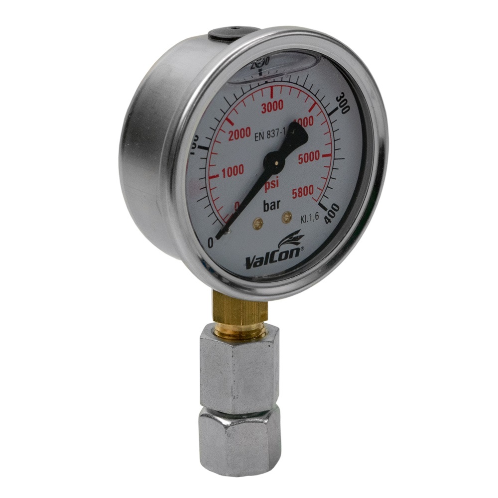 Manometerverschraubung mit Dichtkegel | 6 L | G 1/4