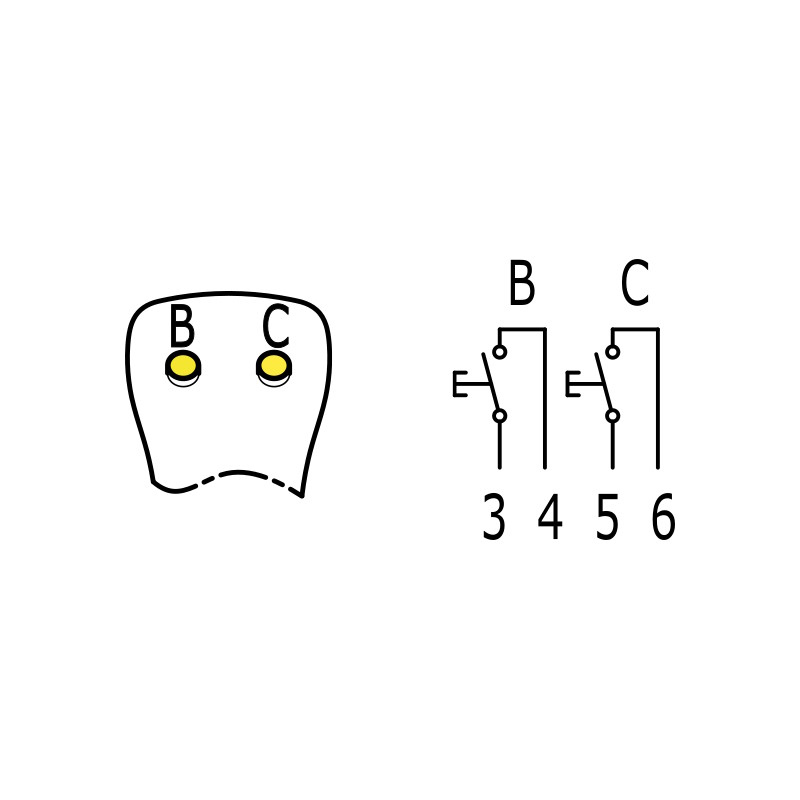Griff mit 4 Tastern (2+2), HydroControl RCM/RCX
