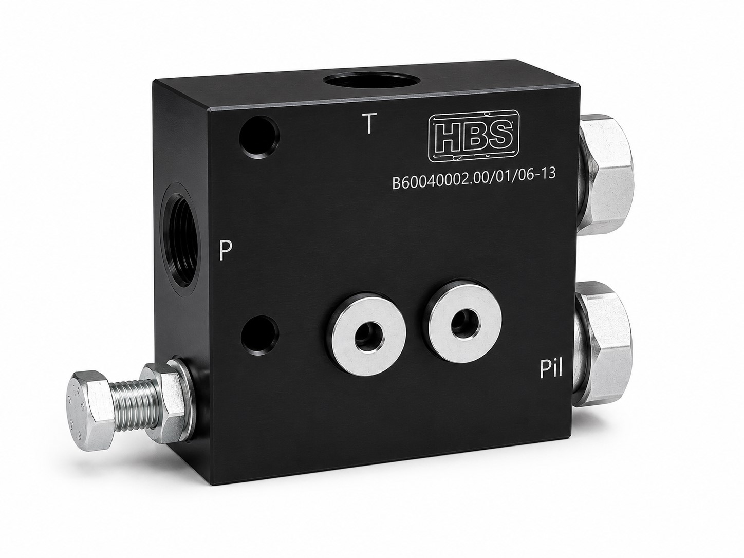 3-Wege-Stromregelventil 3/4" druckkompensiert, Aluminium, 60l/min, 230 bar - HBS