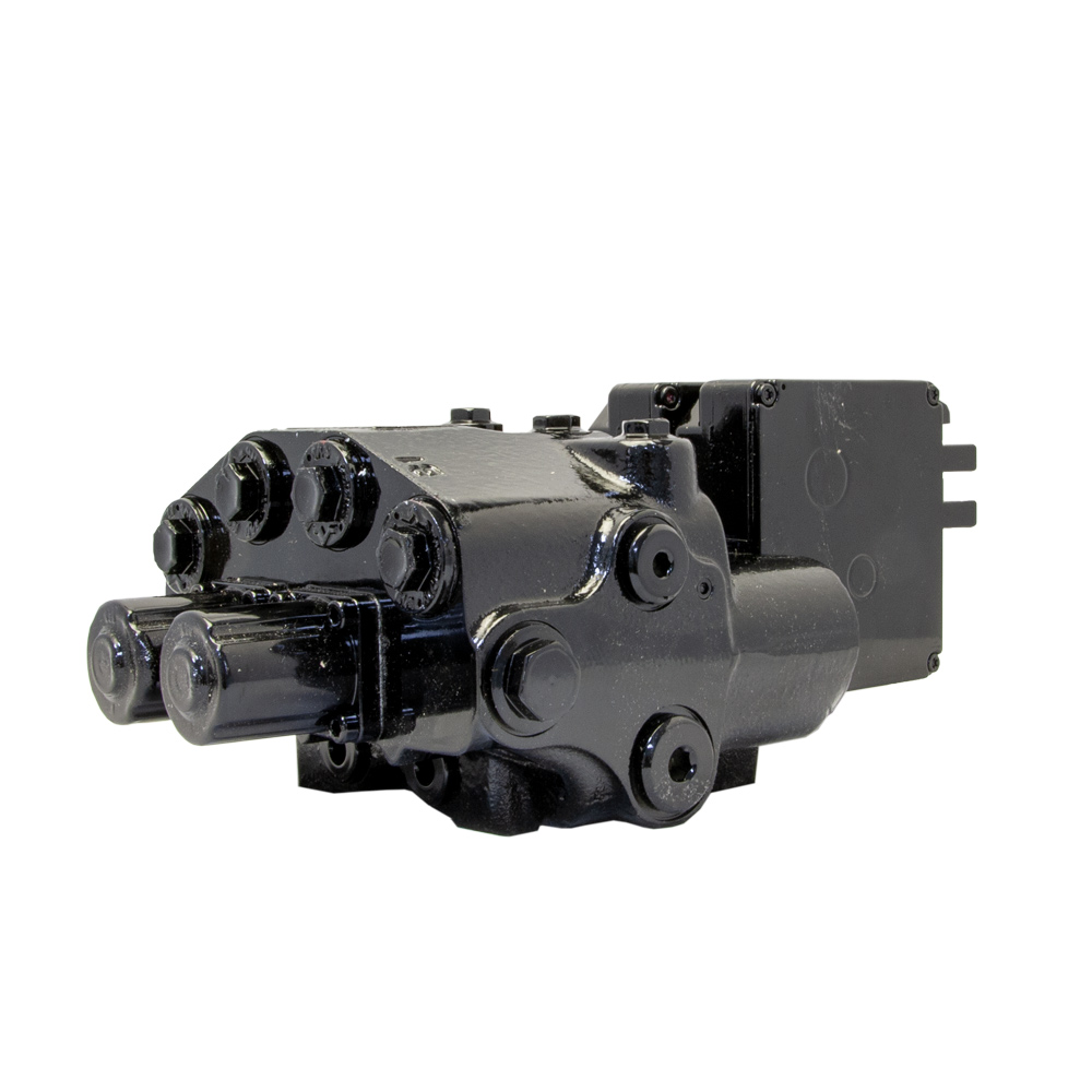 Walvoil Monoblockventil 80 l/min, Seitenansicht rechts