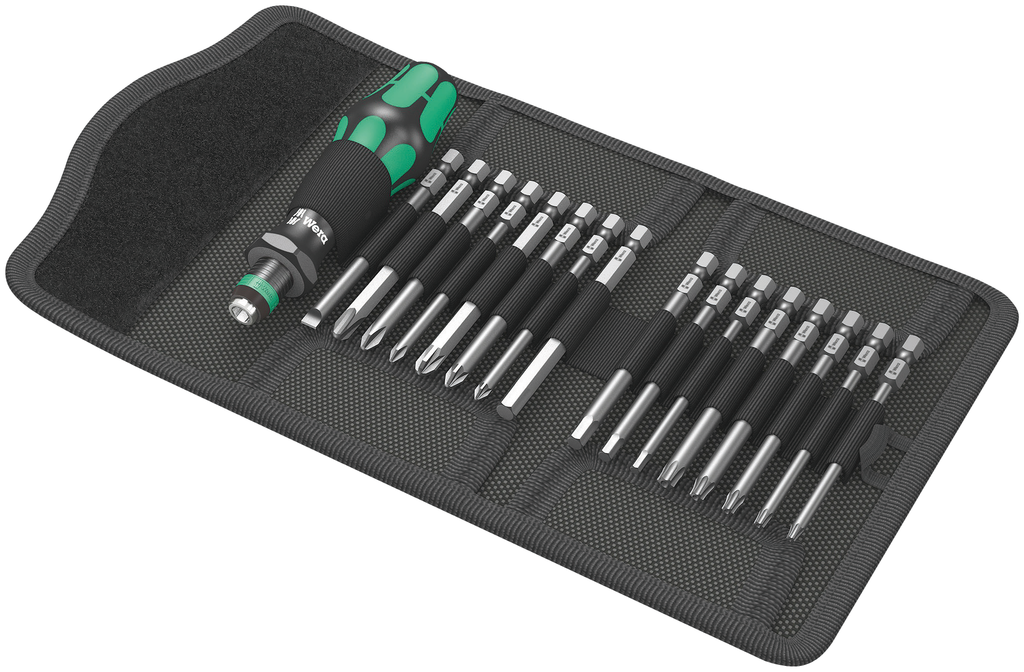 Wera 05059295001 Kraftform Kompakt 60 Bit-Sortiment Schraubendreher Werkzeug-Set
