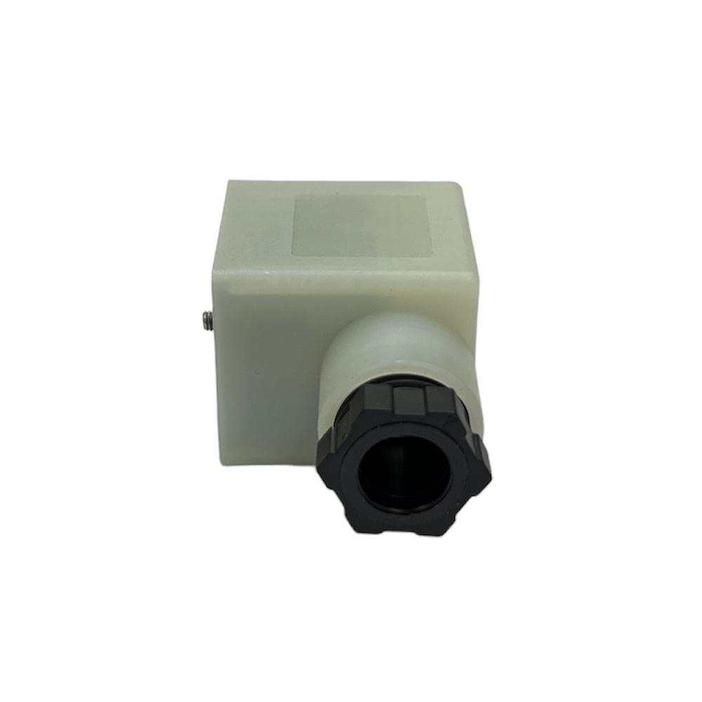 Magnetventilstecker 3-polig + PE mit LED und Schutzbeschaltung