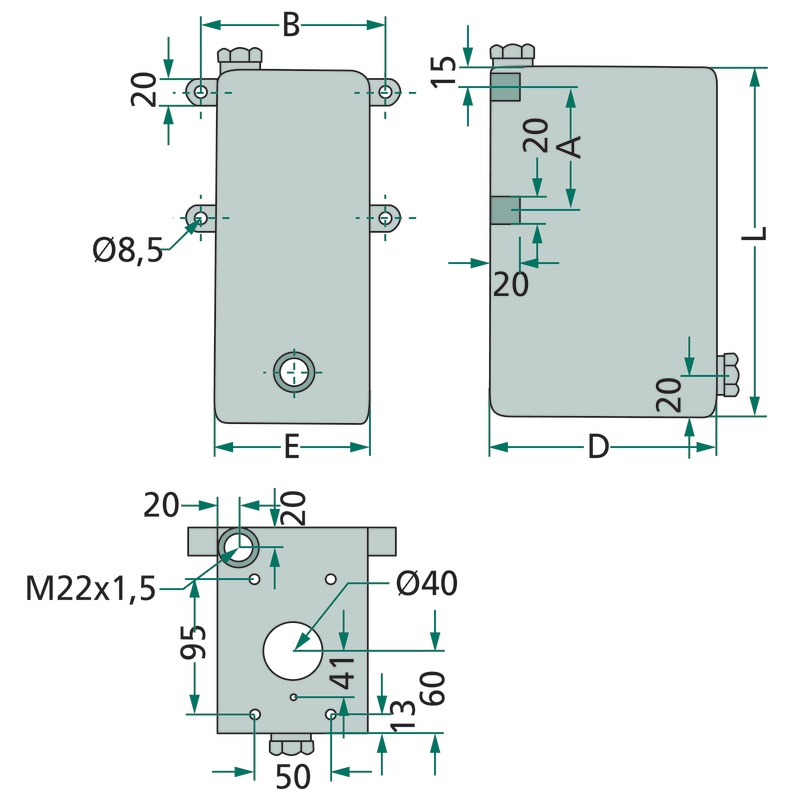 Handpumpe Hydraulik - einfachwirkend mit Druckbegrenzungsventil Serie PRB